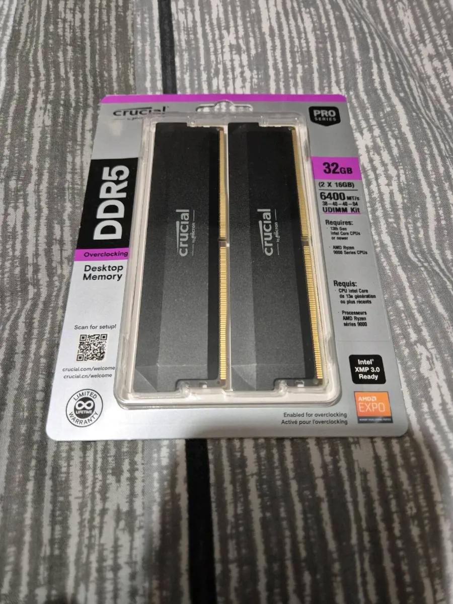 DDR5 Ram 32GB 6400MHz CL 38 - Image 1