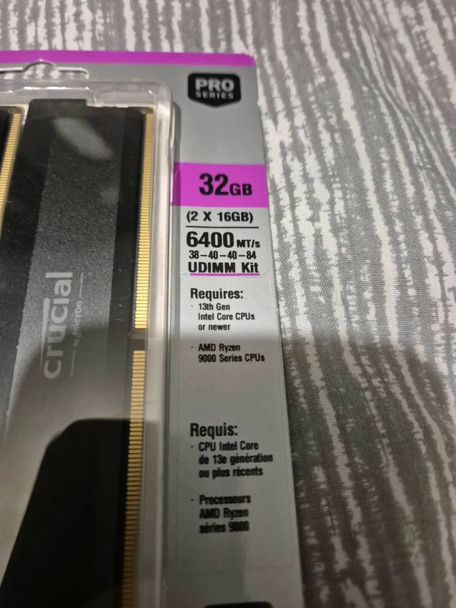 DDR5 Ram 32GB 6400MHz CL 38 - Image 2