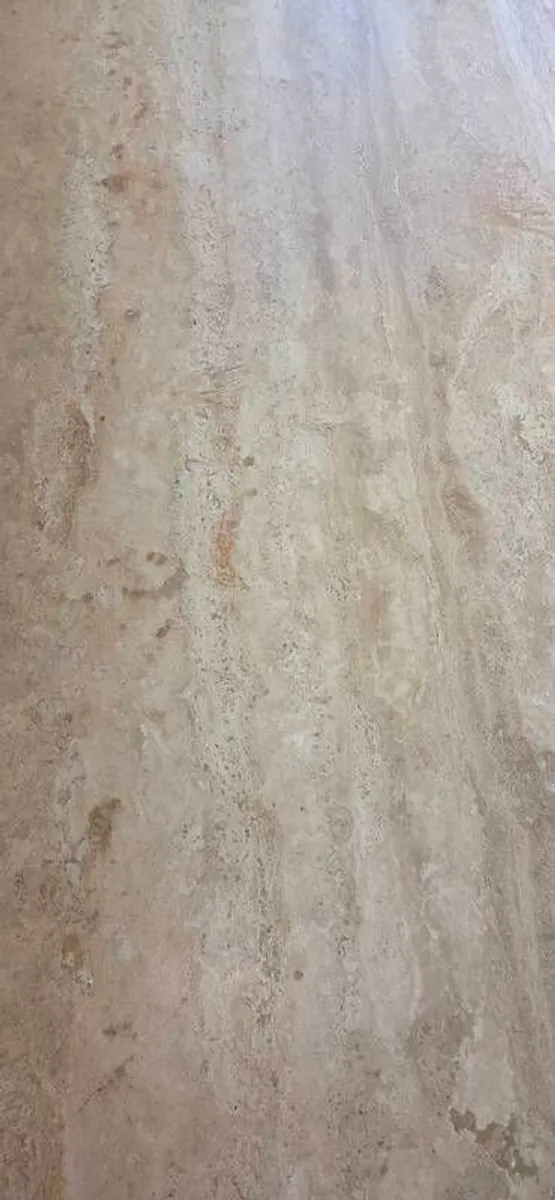 Travertine Stone table and 6 chairs - Image 3