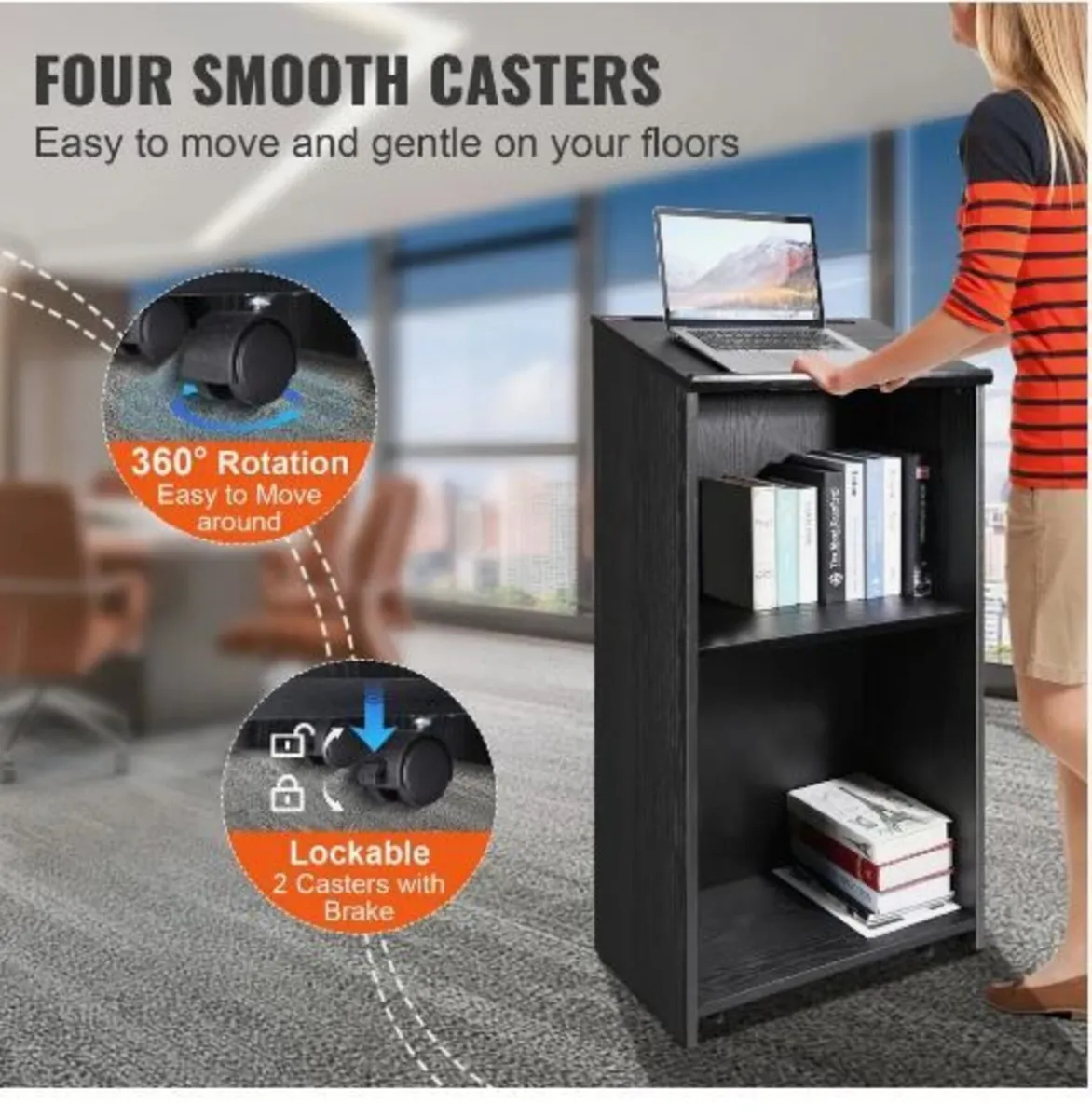 Podium Stand, 119 cm Hostess Stand - Image 1