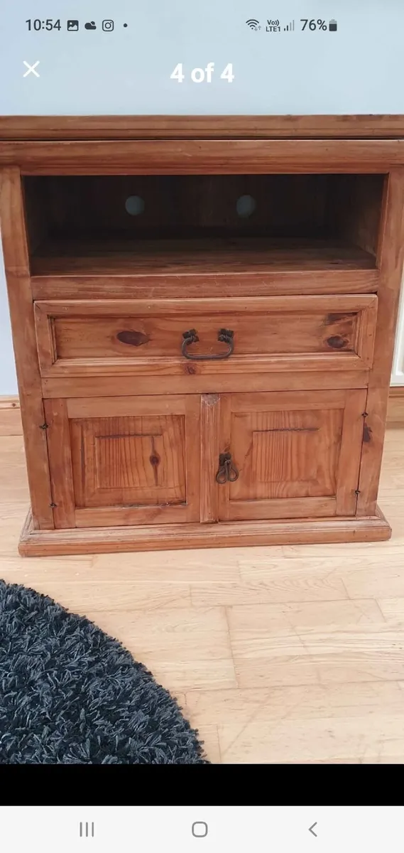 Solid pine TV/Unit - Image 2