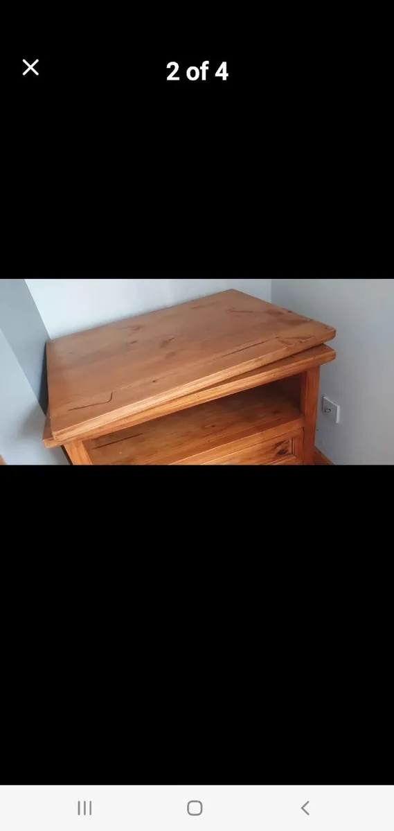 Solid pine TV/Unit - Image 3