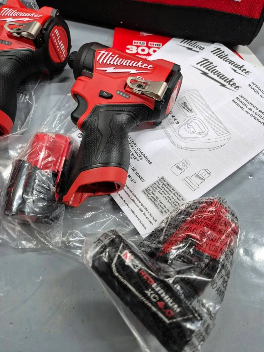 Milwaukee M12 Fuel Combi Drill & Impact Driver Kit - Image 3