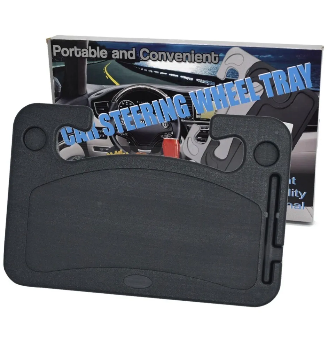 Universal Car Steering Wheel Table Tray - Image 4