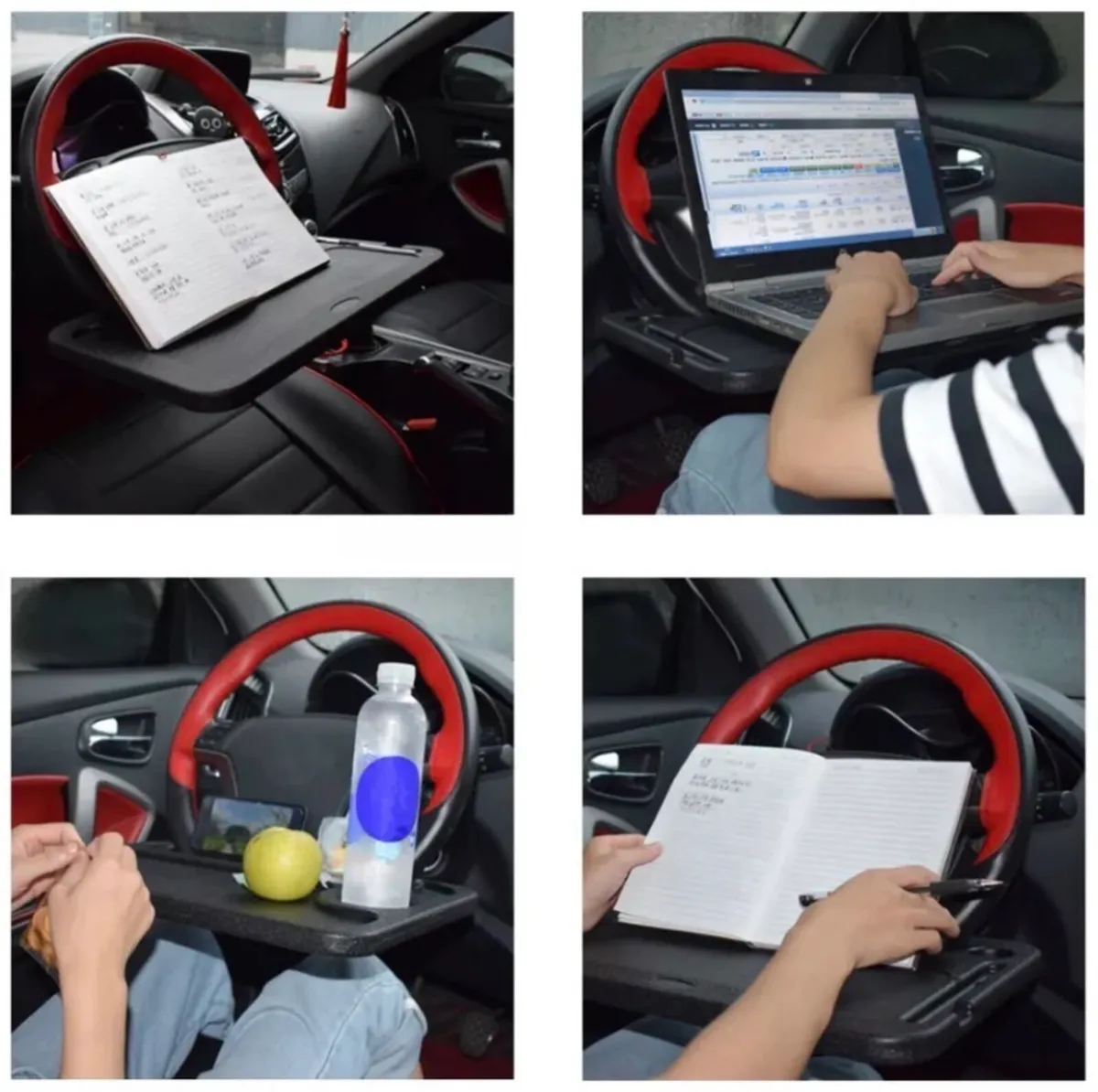 Universal Car Steering Wheel Table Tray - Image 1