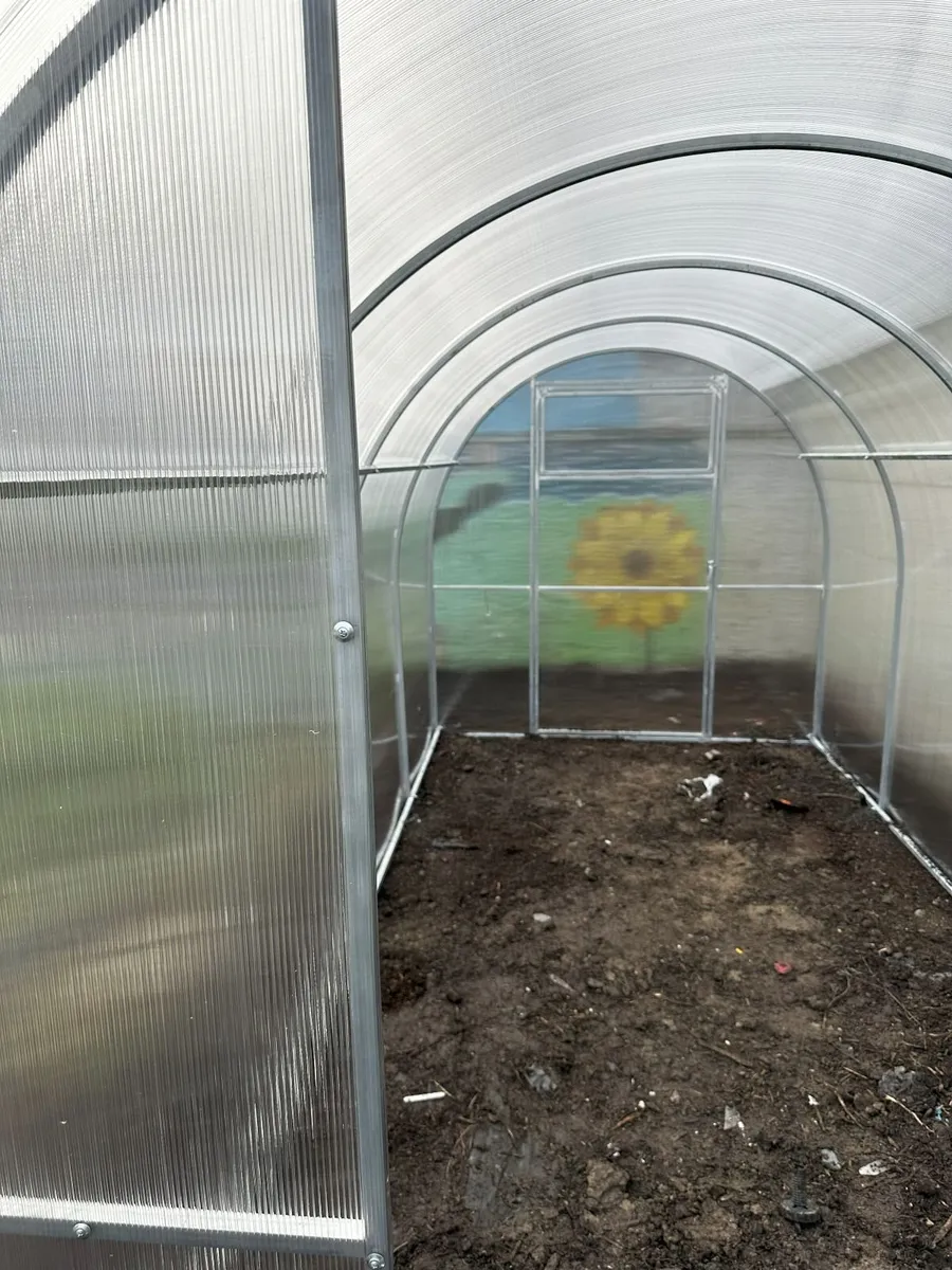 Polycarbonate Greenhouse “Compact” 2×4m (4mm/6mm) - Image 1