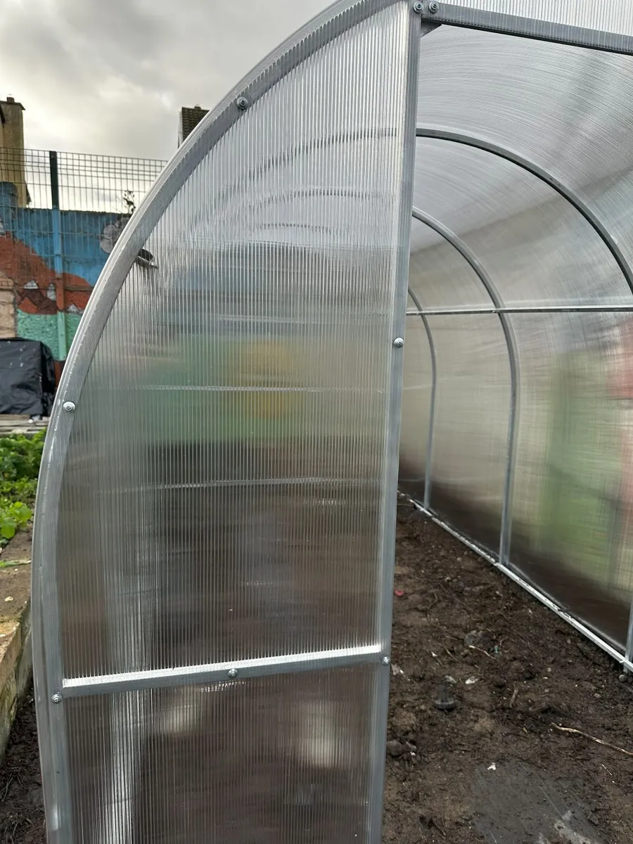 Polycarbonate Greenhouse “Compact” 2×4m (4mm/6mm) - Image 2