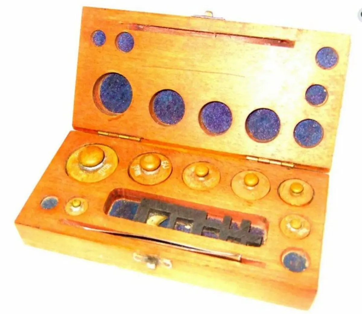 Vintage Set Apothecary's Weights - Image 4