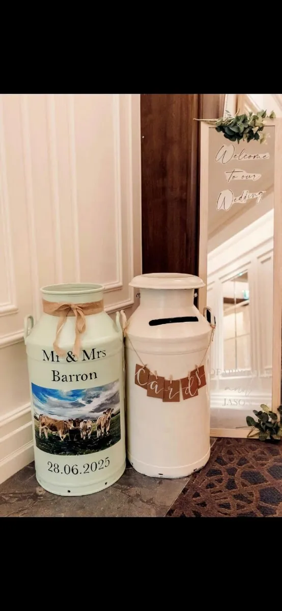 Milk Churn Wedding Post Box - Image 1