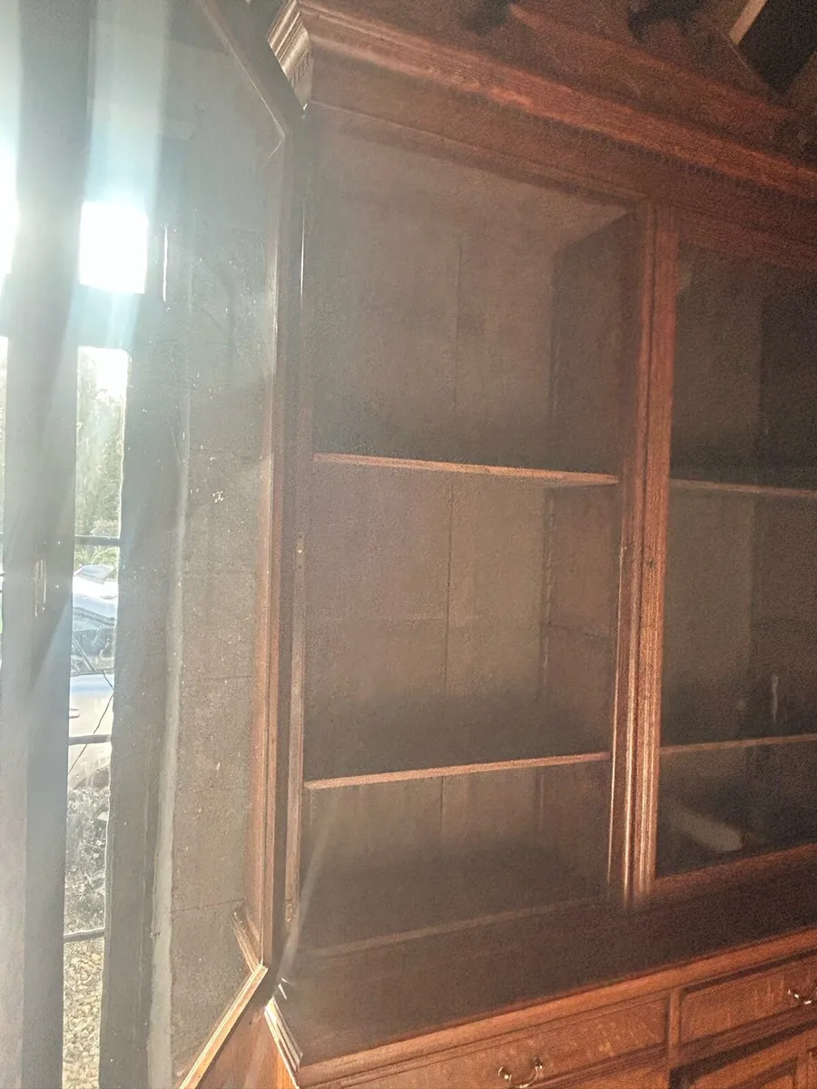 Large Antique Mahogany Bookcase - Image 3