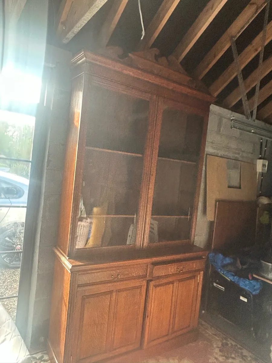 Large Antique Mahogany Bookcase - Image 4