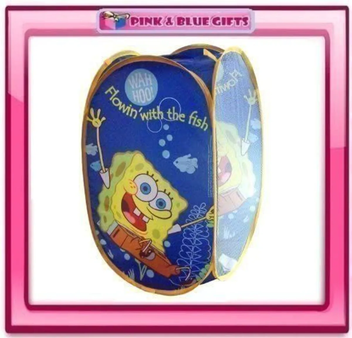 Spongebob pop up laundry bag/toy tidy - Image 1