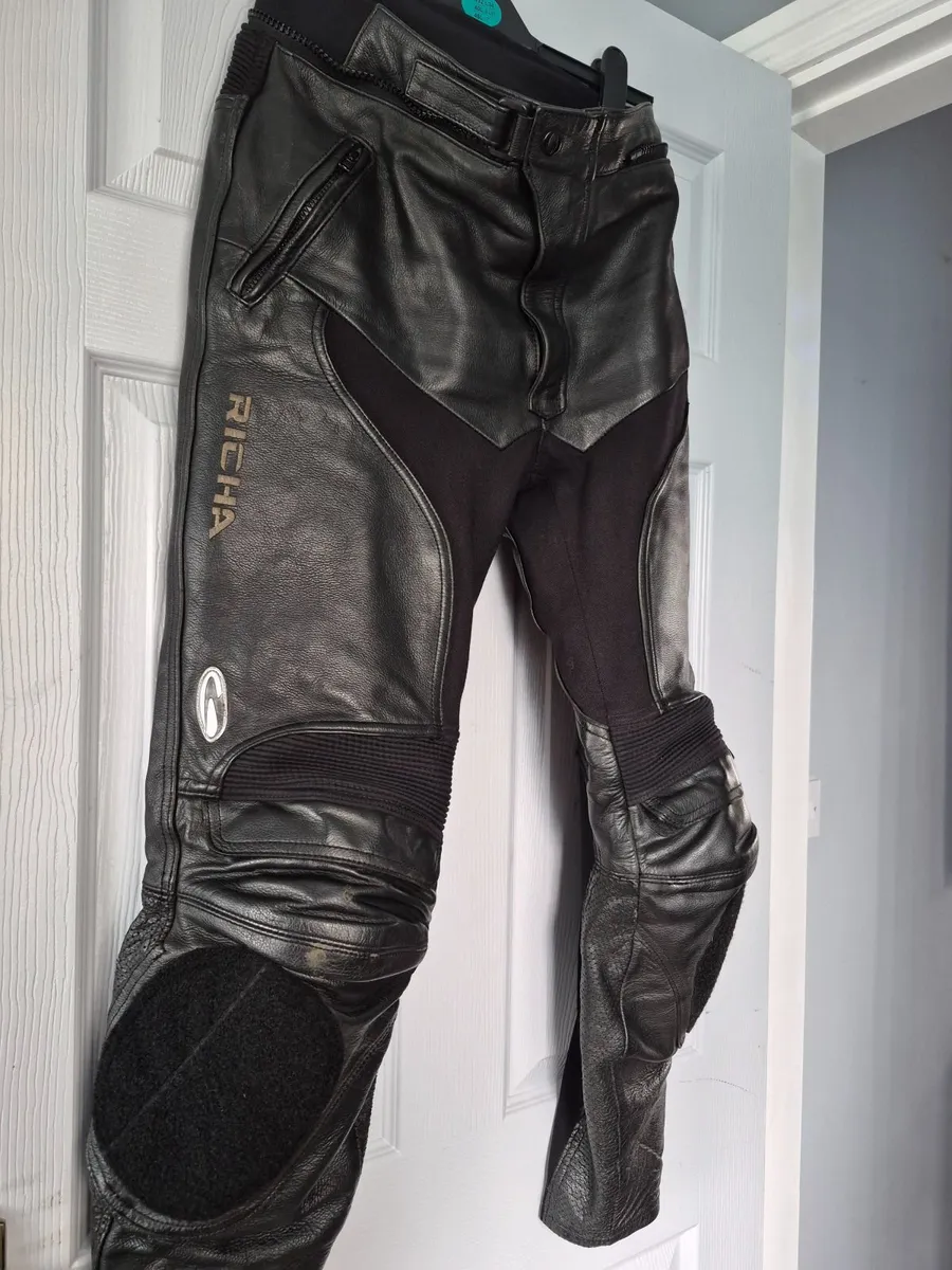 Richa Leather Motorcycle pants. - Image 2