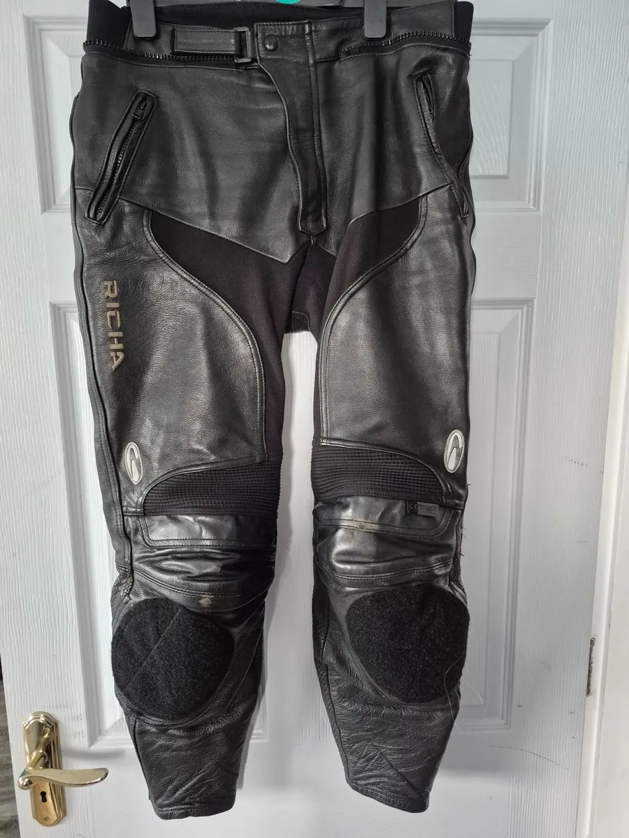 Richa Leather Motorcycle pants. - Image 3