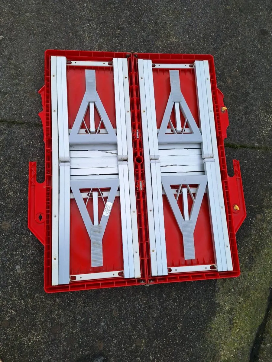 Portable outdoor aluminium picnic table - Image 4