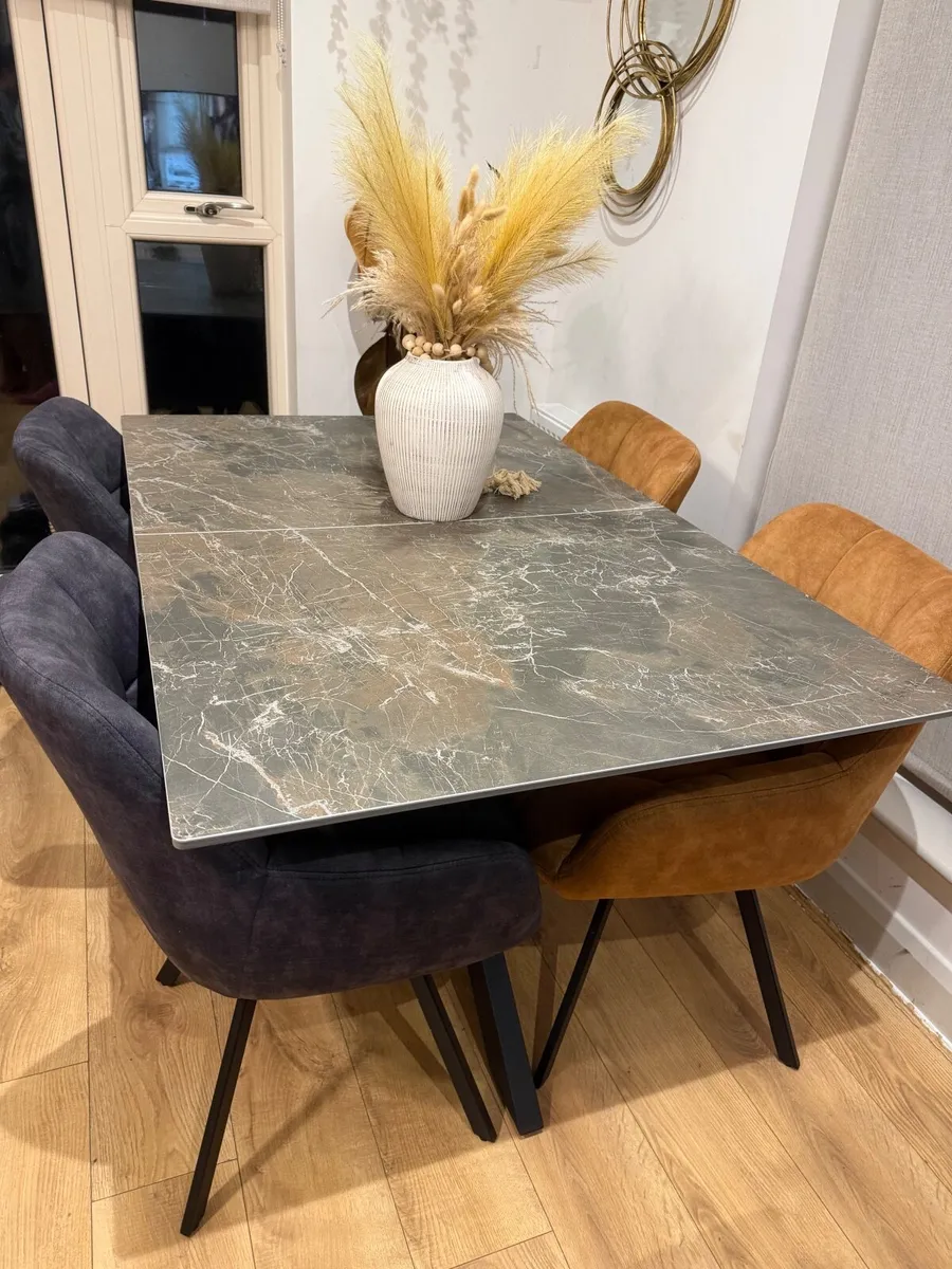 Dinning table and chair - Image 1