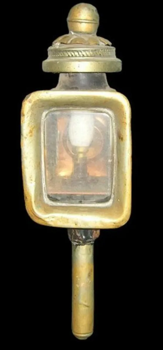 Vintage Original Carriage/Buggy Lamp - Image 1