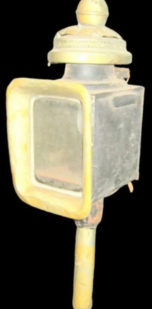 Vintage Original Carriage/Buggy Lamp - Image 2