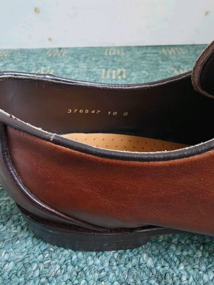 Barker England Preston Walnut Calf Shoes – Size 10 - Image 4