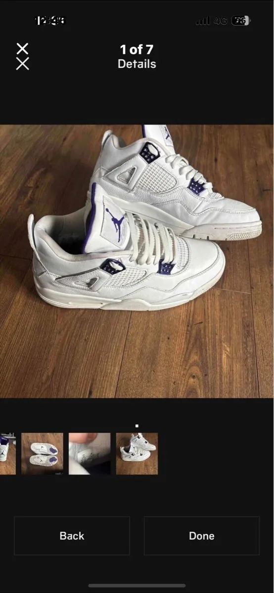 Air Jordan 4 white - Image 1