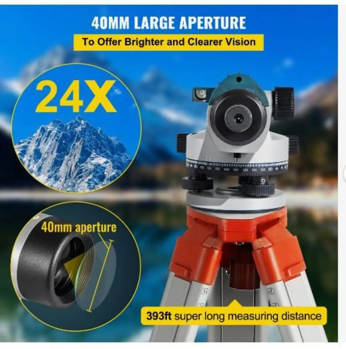 Automatic Optical Level, 24X, 40 mm - Image 3