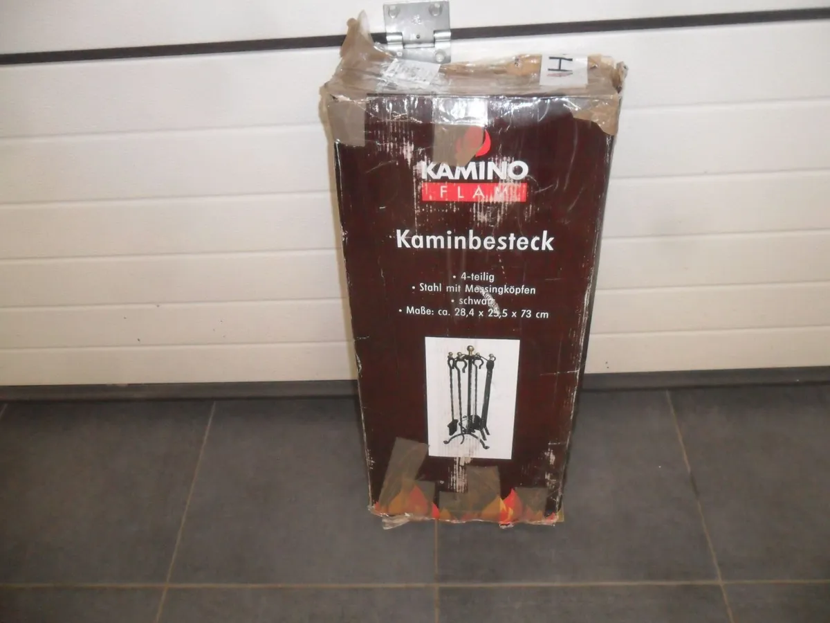 Fireplace tools set KAMINO FLAM - Image 2