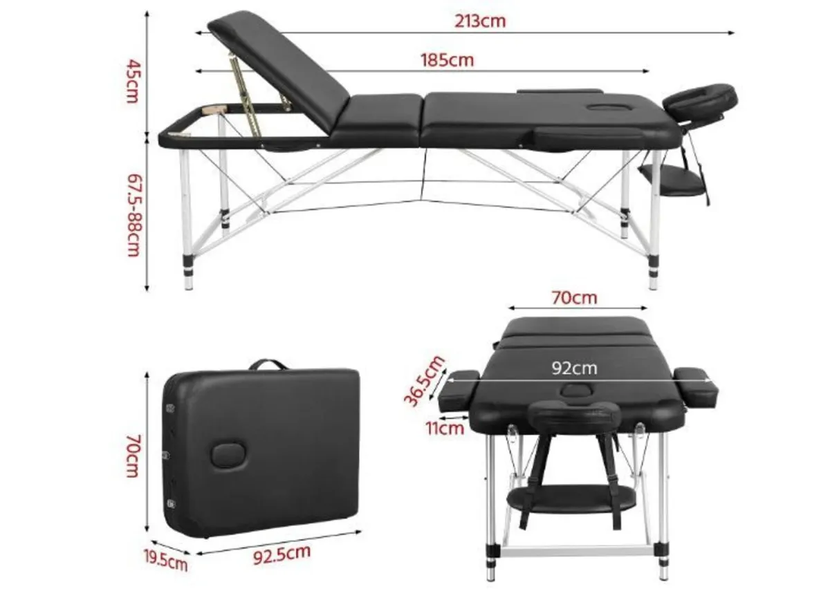 Mobile Massage Table 3 Zone - Image 2