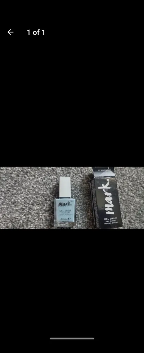 Avon dusky blue nail enamel