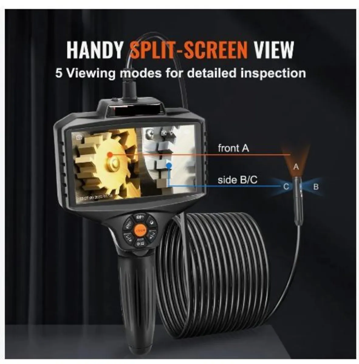 Triple Lens Inspection Camera with Light - Image 3