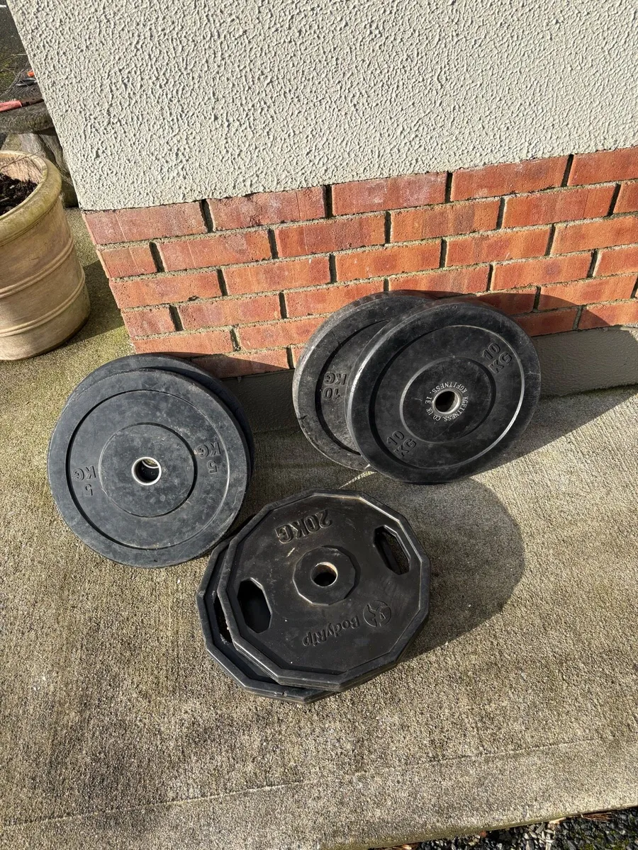 Rack, bench, Bar and weights - Image 4