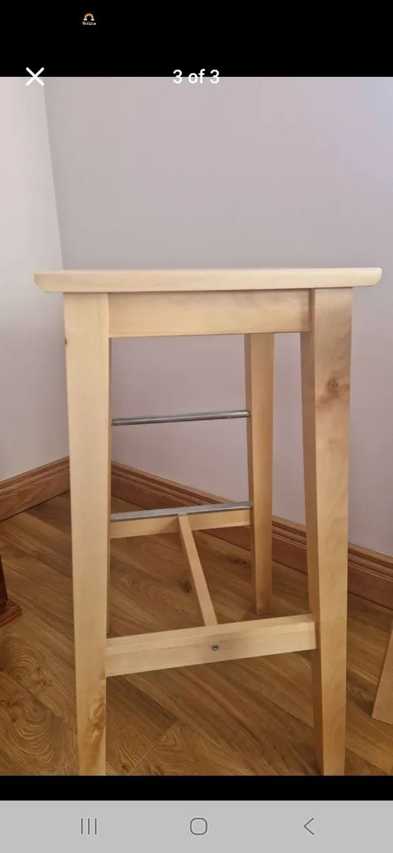 Wooden stool - Image 3