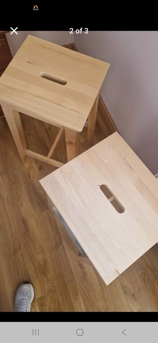 Wooden stool - Image 2