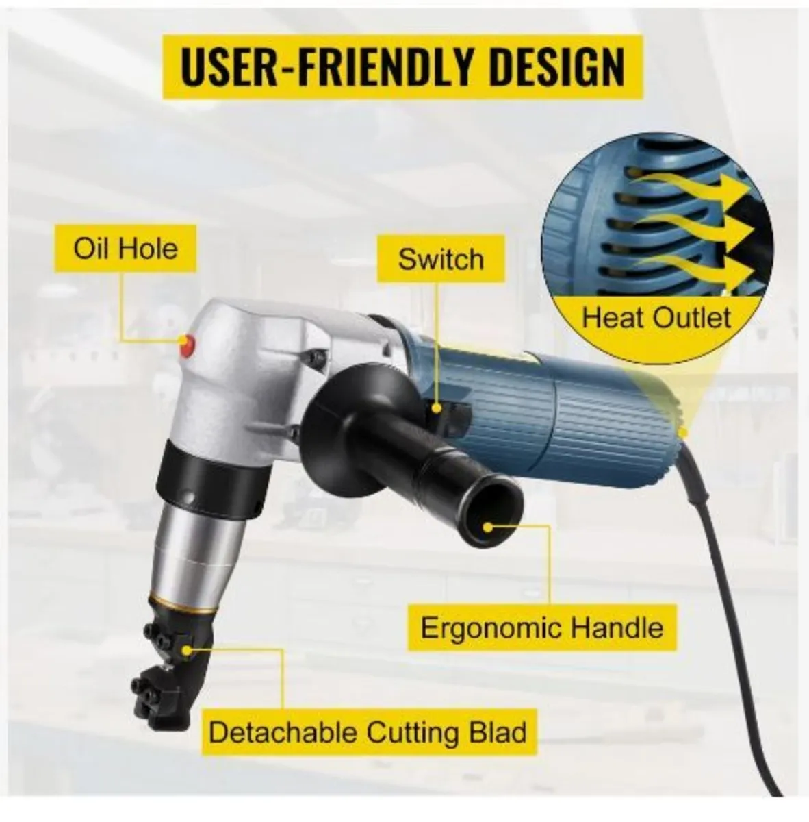 Electric Metal Nibbler 625W - Image 4