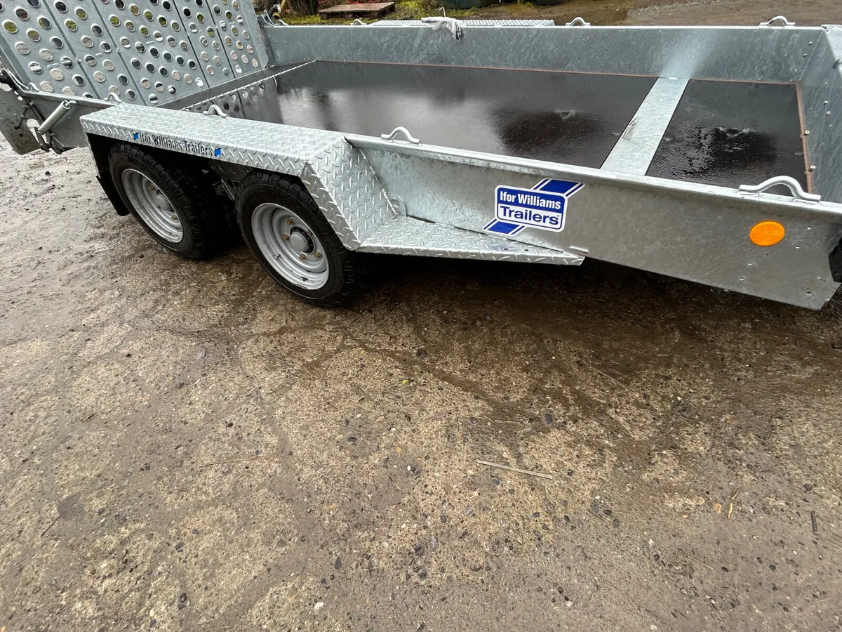 Selection of Ifor Williams Plant Trailers - Image 4