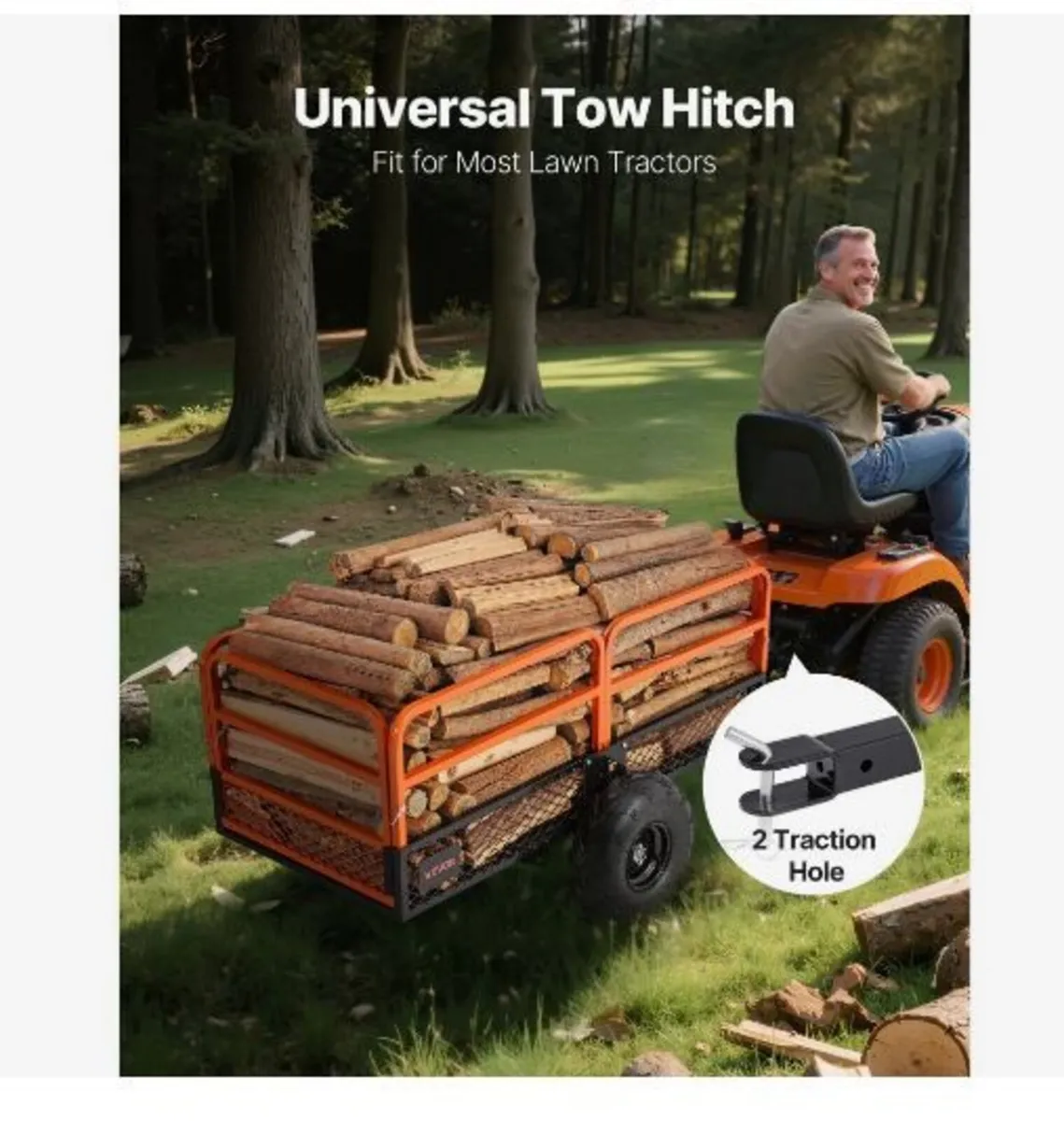 Garden Utility Trailer, 22 Cu. Ft. & 725 kg - Image 2