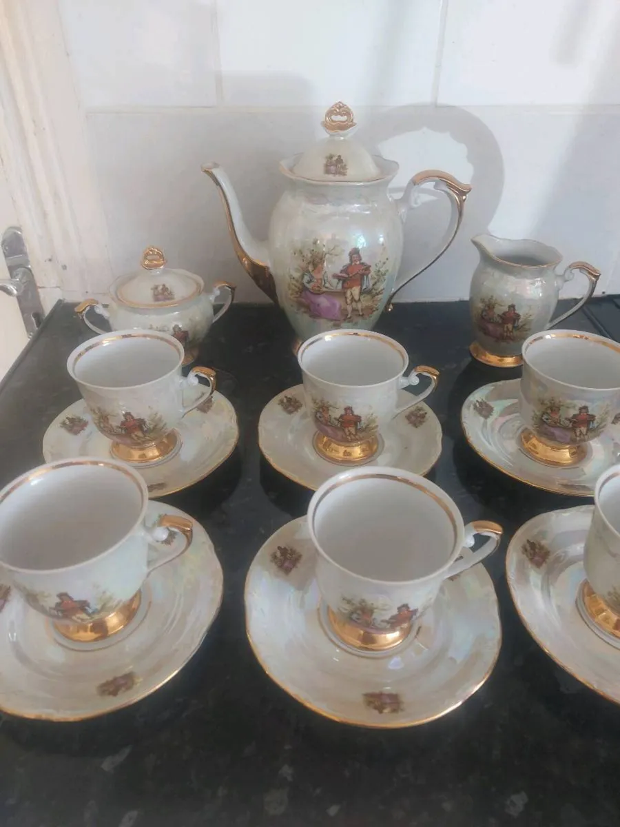 Exquisite 1960's Chodziez tea or coffee set - Image 1