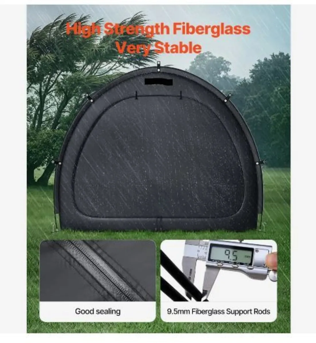 Bike Storage Tent, 1 to 2 Bikes - Image 4