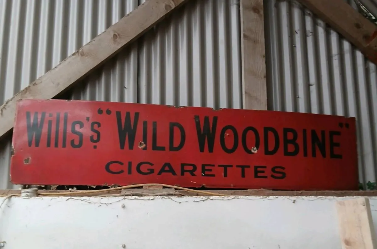 Vintage Cigarette Signs For Sale - Image 2