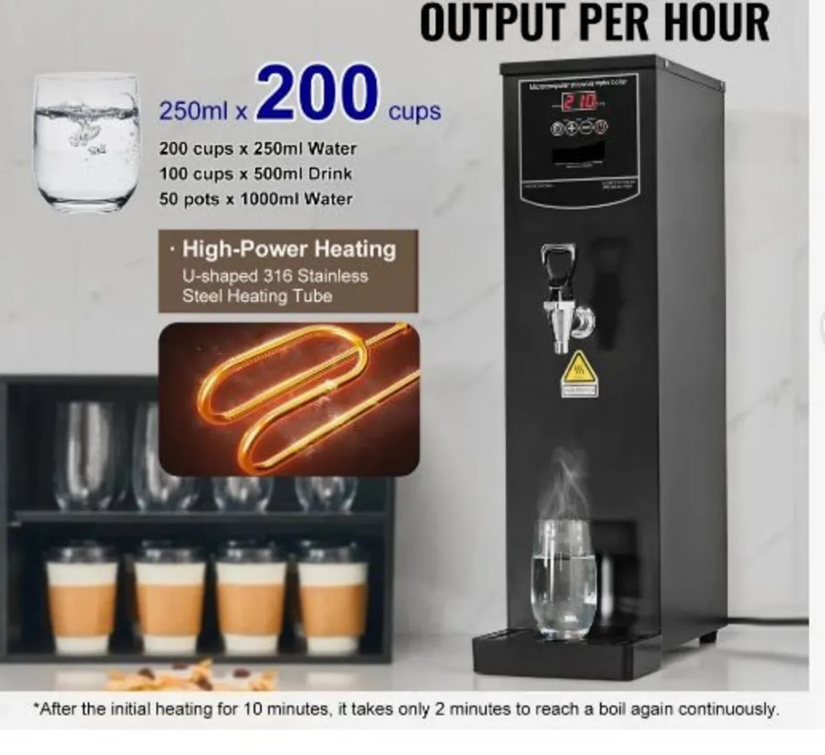 Commercial Water Boiler, Electric Hot Water - Image 4