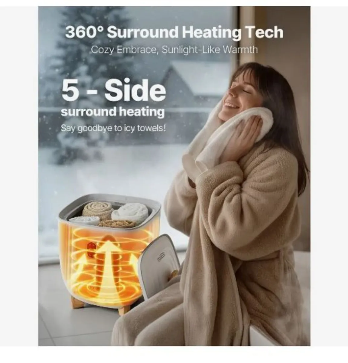 Towel Warmers for Bathroom, 25 L - Image 2