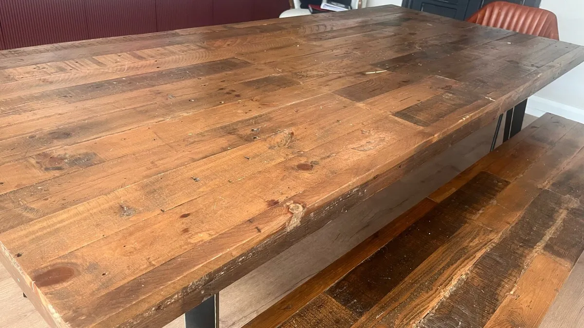 Table and benches - Image 4