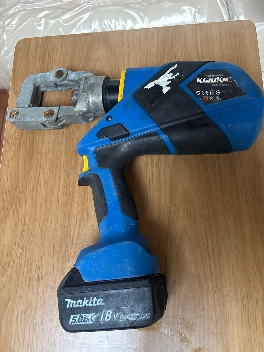 Klauke Hydraulic Crimper 18V - Makita Battery - Image 1