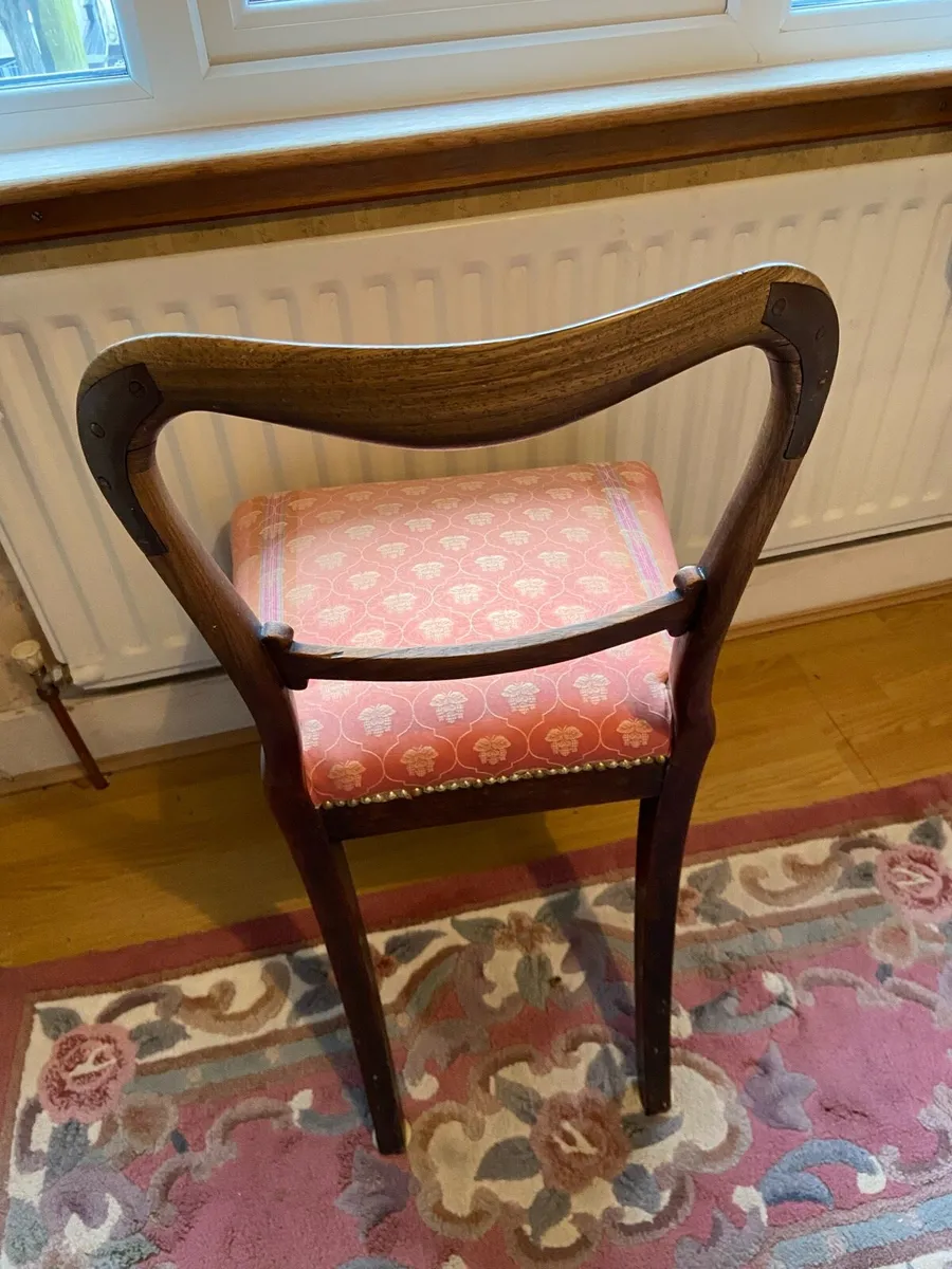 Antique Chair and whatnot table - Image 3