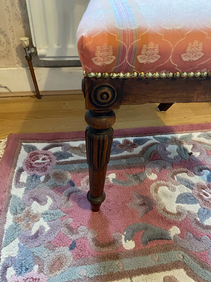 Antique Chair and whatnot table - Image 4