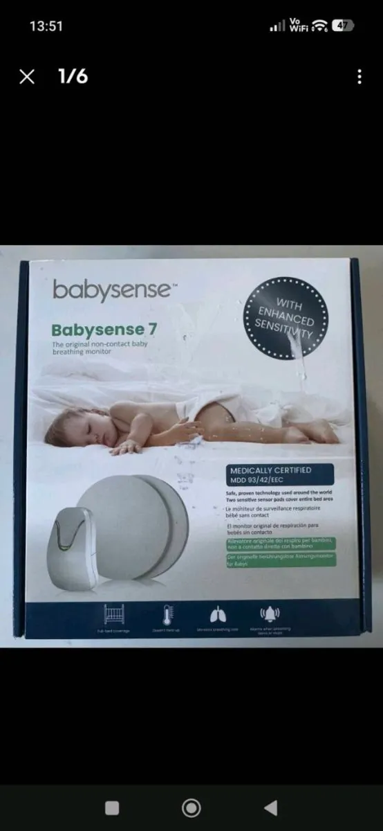 Baby sense breathing monitor - Image 1