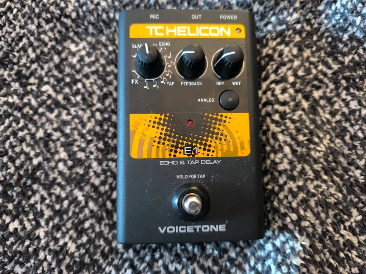 Helicon Vocal Tone E1 Reverb/Delay Pedal - Image 2