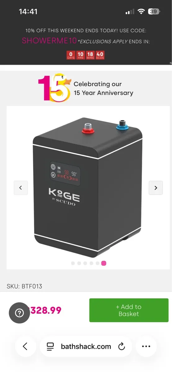 Eliseo Ricci 3-in-1 Kitchen Boiling Water Bundle - Image 4