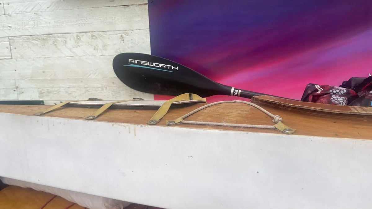 TWO 'CHESAPEAKE 17' WOODEN SEA KAYAKS - Image 1