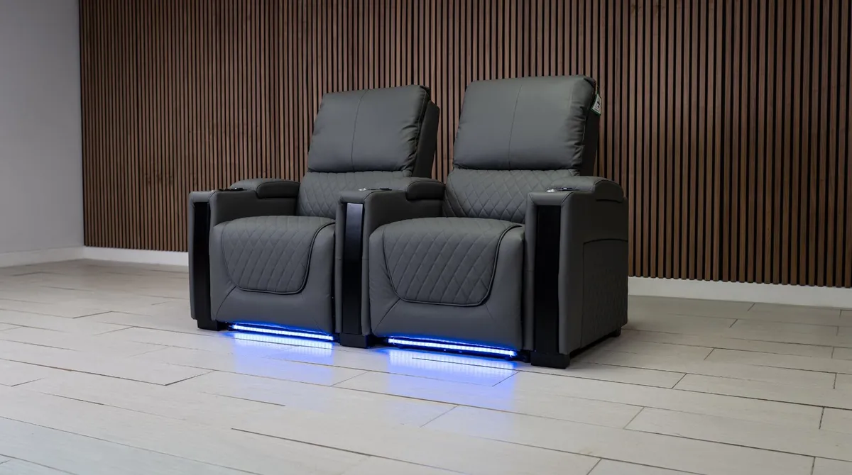 2 Seater Sienna Electric Leather Recliner Sofa - Image 2