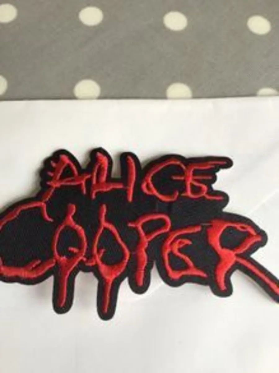 Alice Cooper Iron on/Sew on Patch